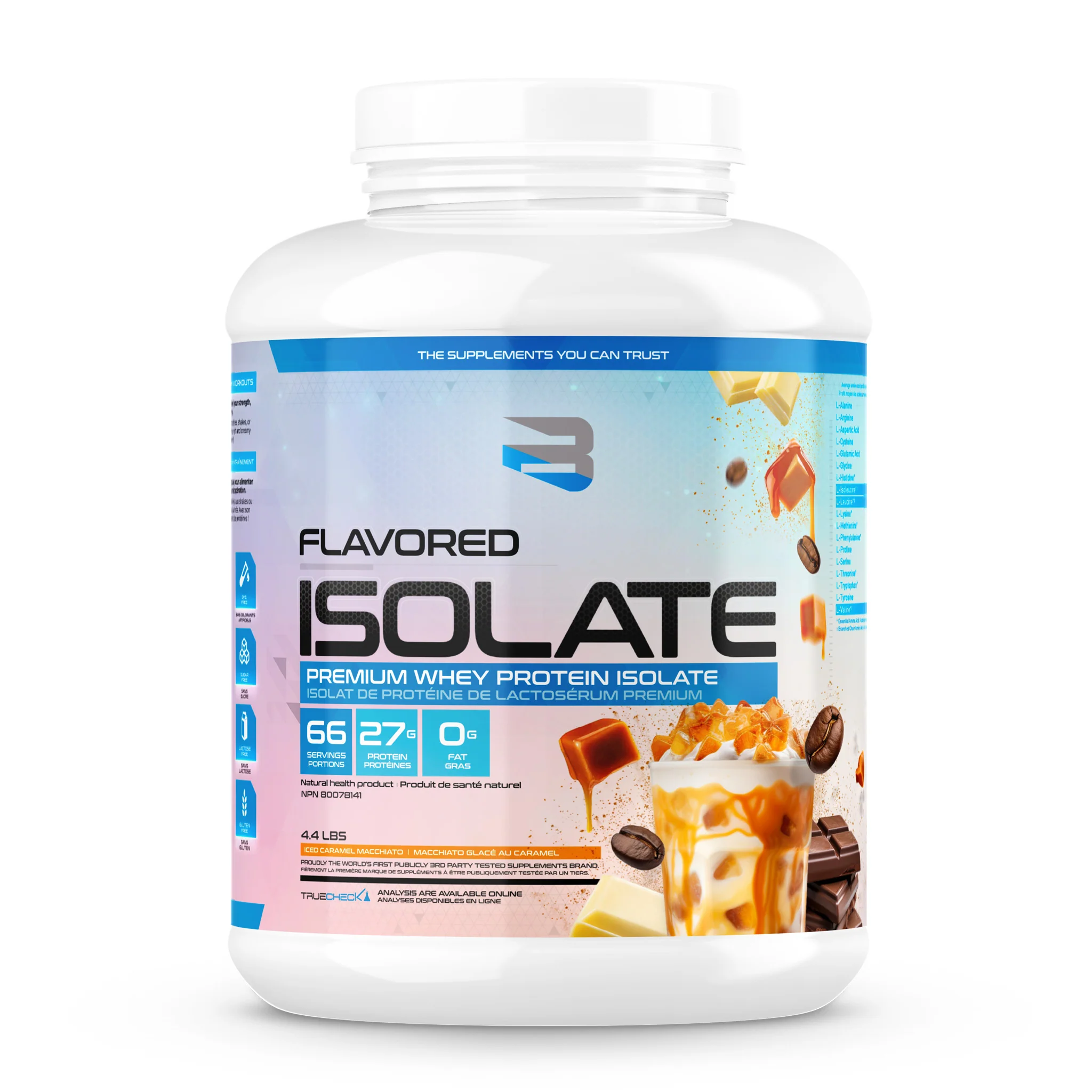 Believe Flavored Isolate Whey Protein (4.4lbs) - Image 15