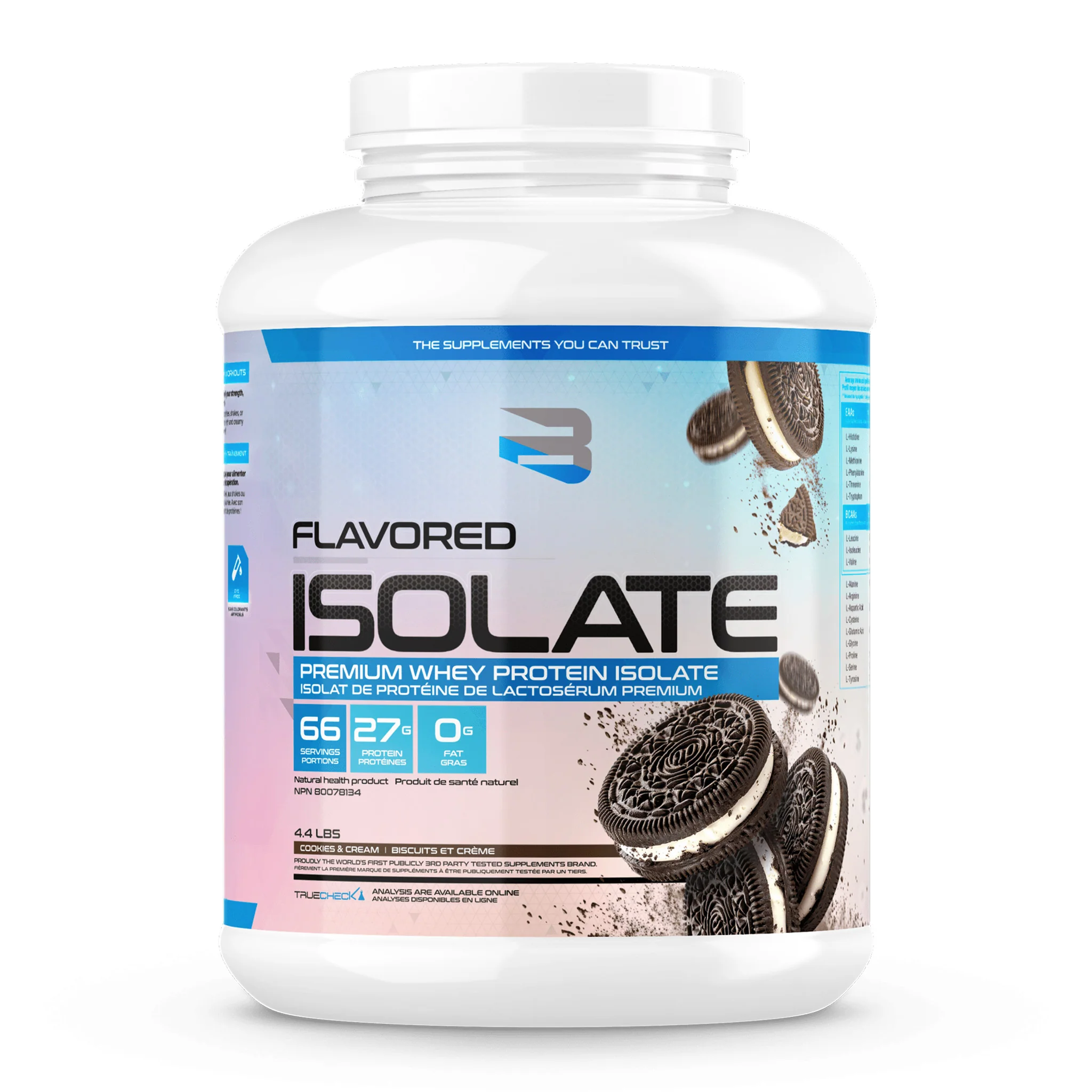 Believe Flavored Isolate Whey Protein (4.4lbs) - Image 17