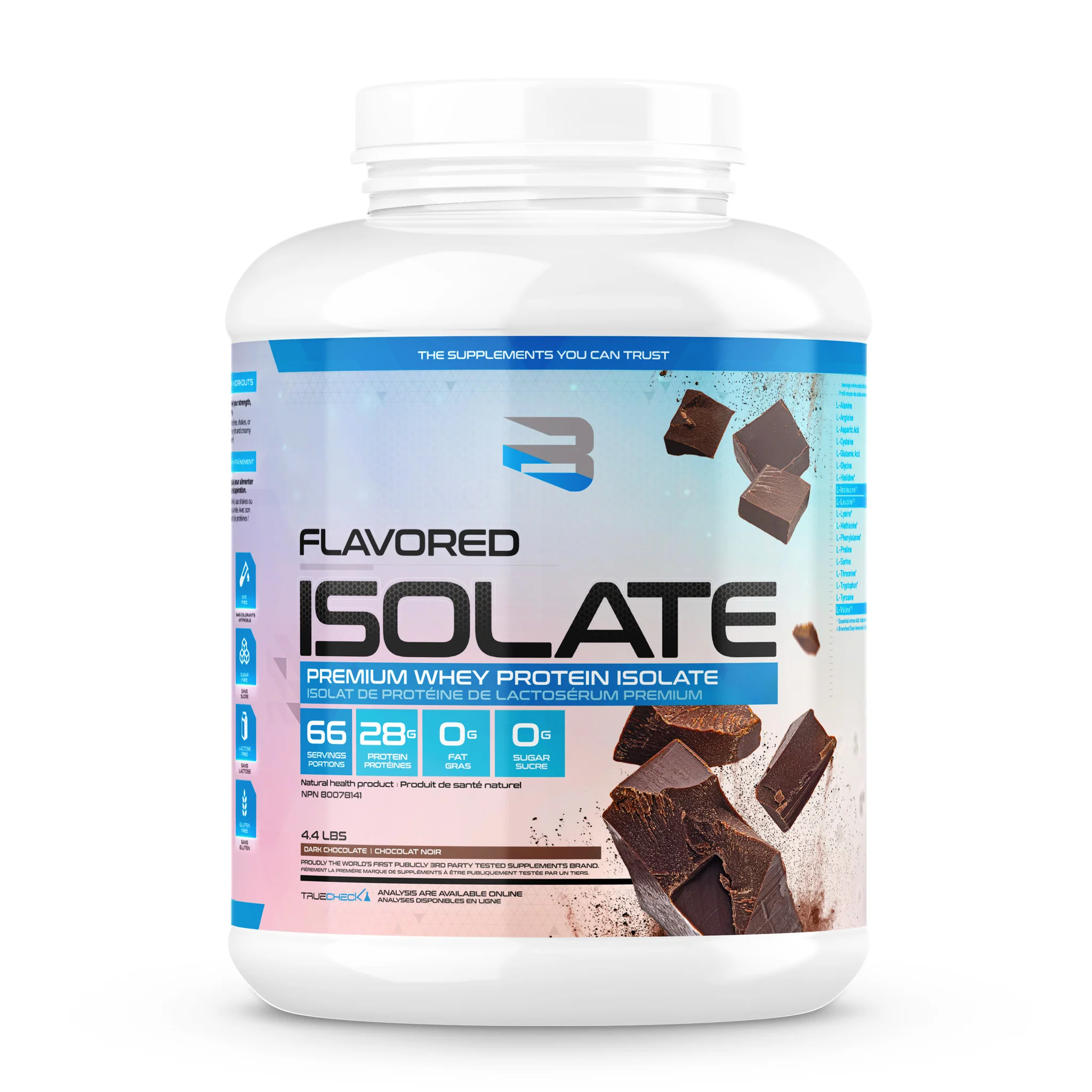 Believe Flavored Isolate Whey Protein (4.4lbs) - Image 3