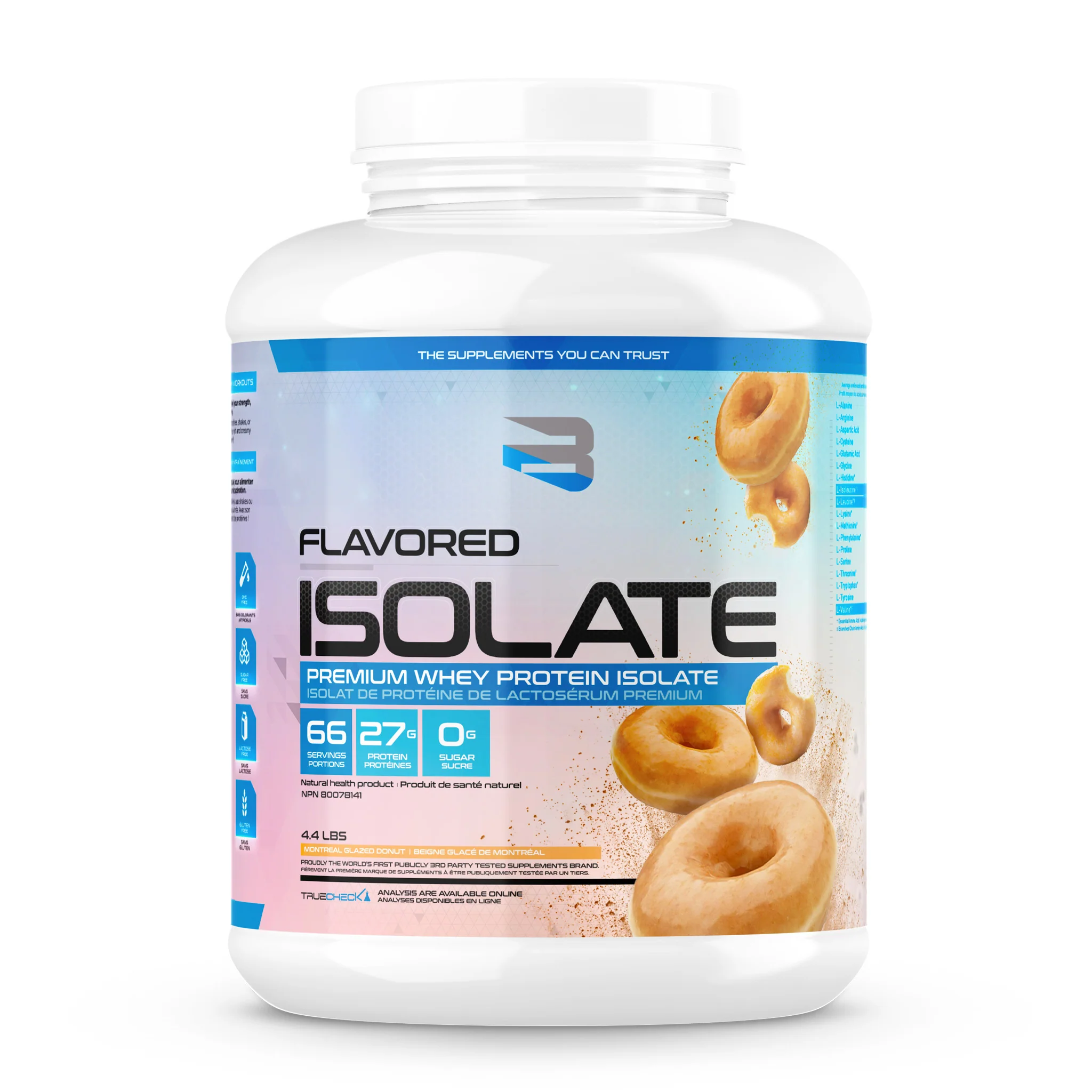 Believe Flavored Isolate Whey Protein (4.4lbs) - Image 5