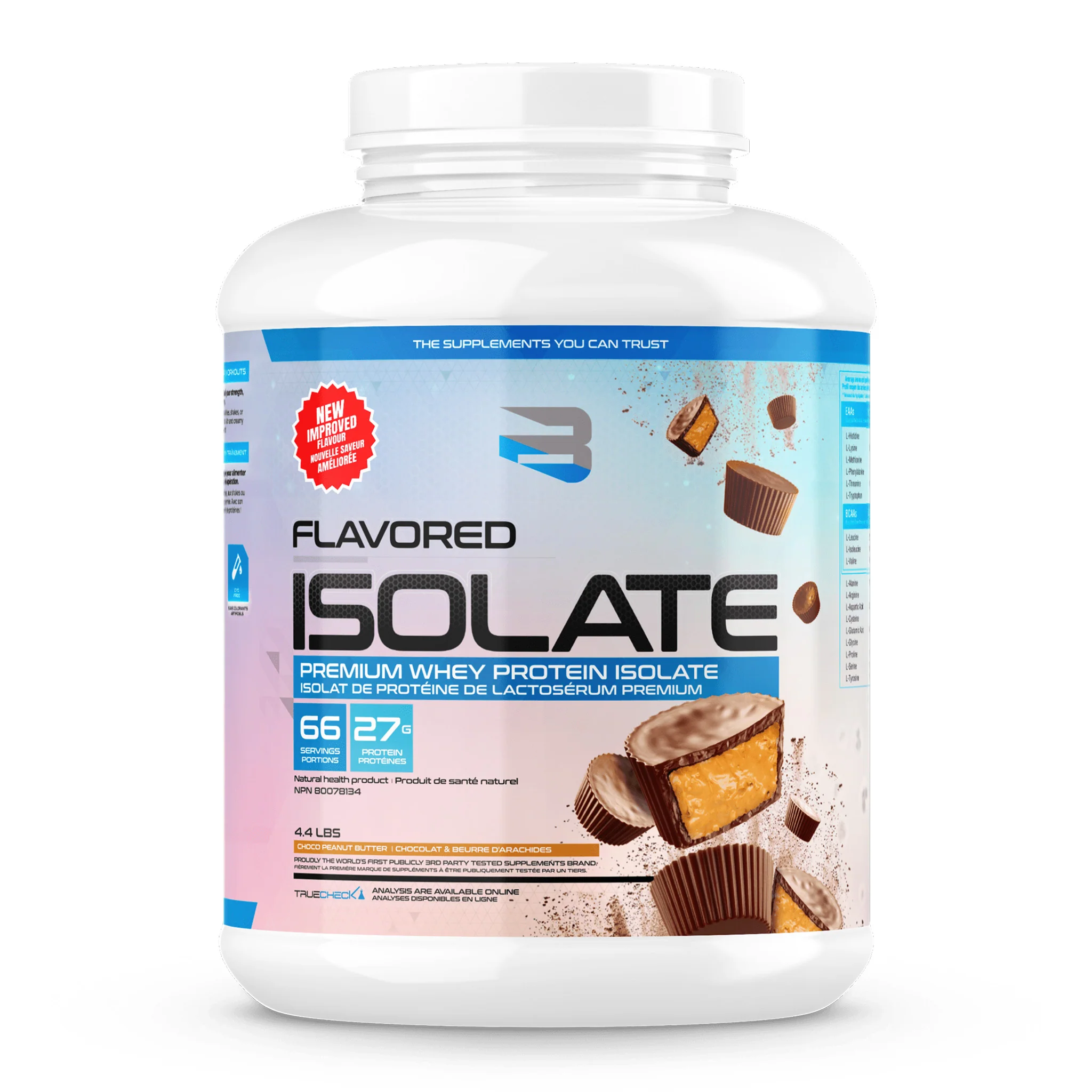 Believe Flavored Isolate Whey Protein (4.4lbs) - Image 7