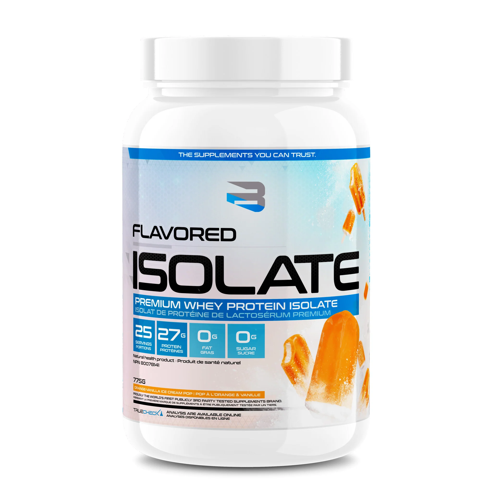 Believe Flavored Isolate Whey Protein (775g) - Image 11