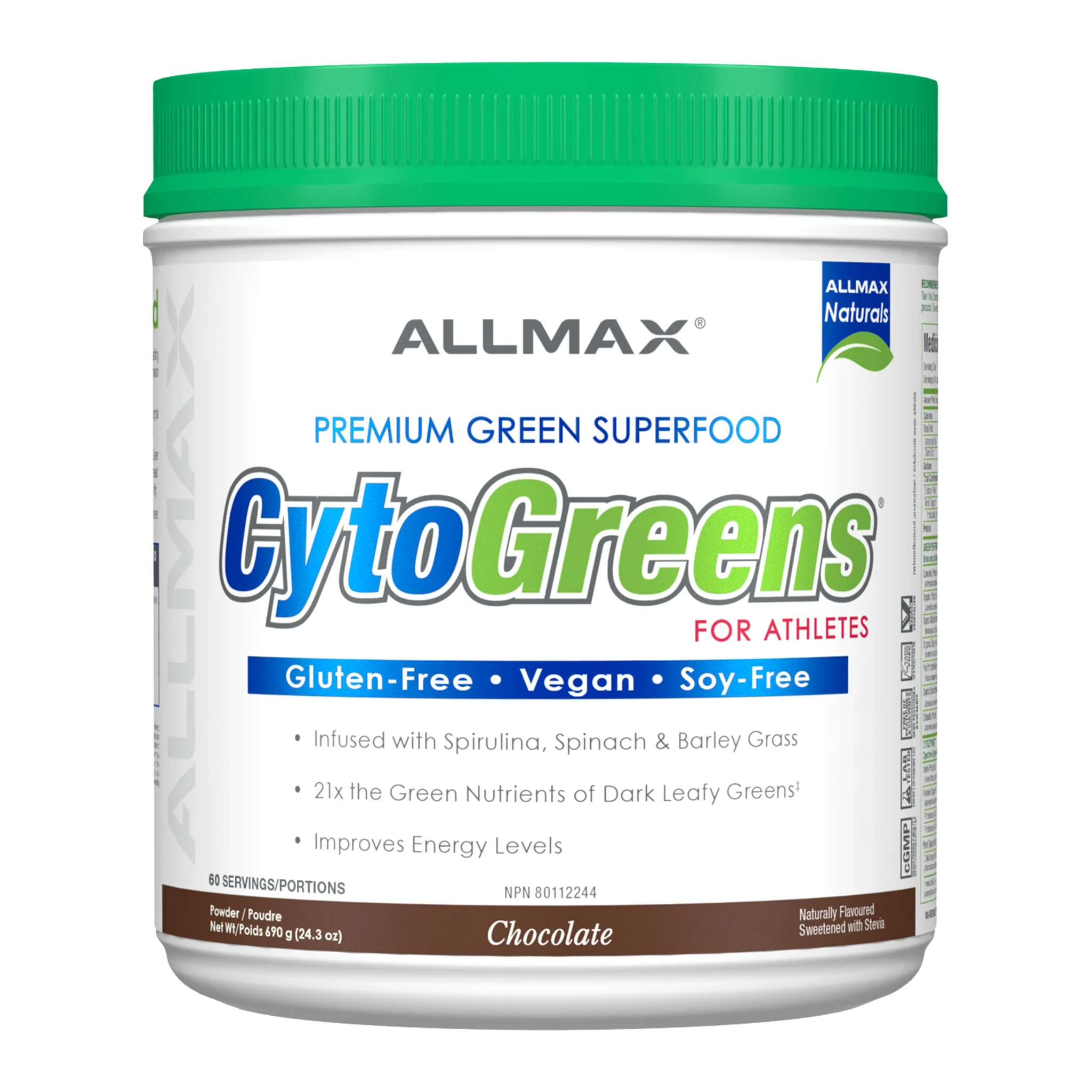 Allmax CytoGreens Premium Superfood (60 Servs) - Image 3