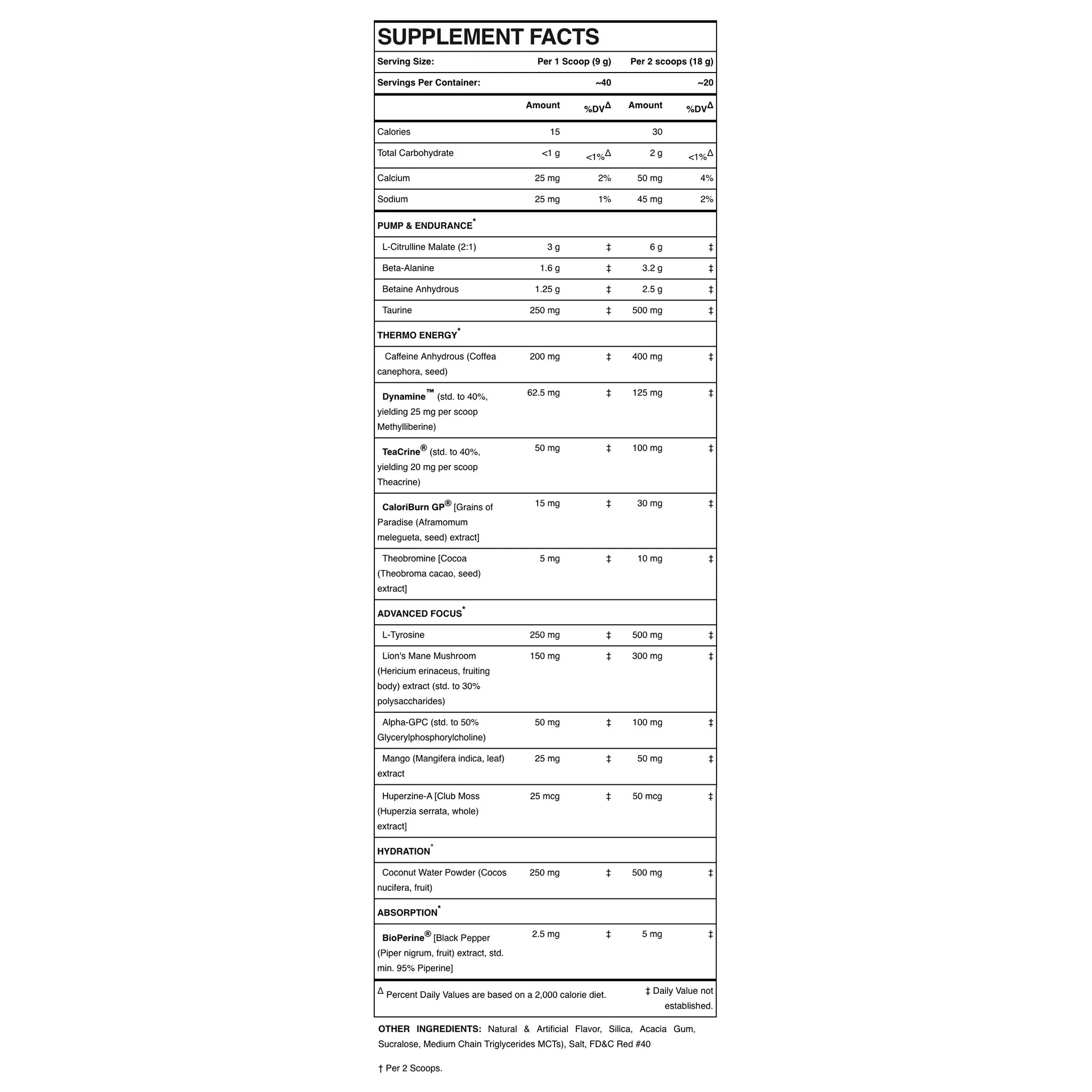Allmax Impact Igniter Xtreme (40 Servs) - Image 2
