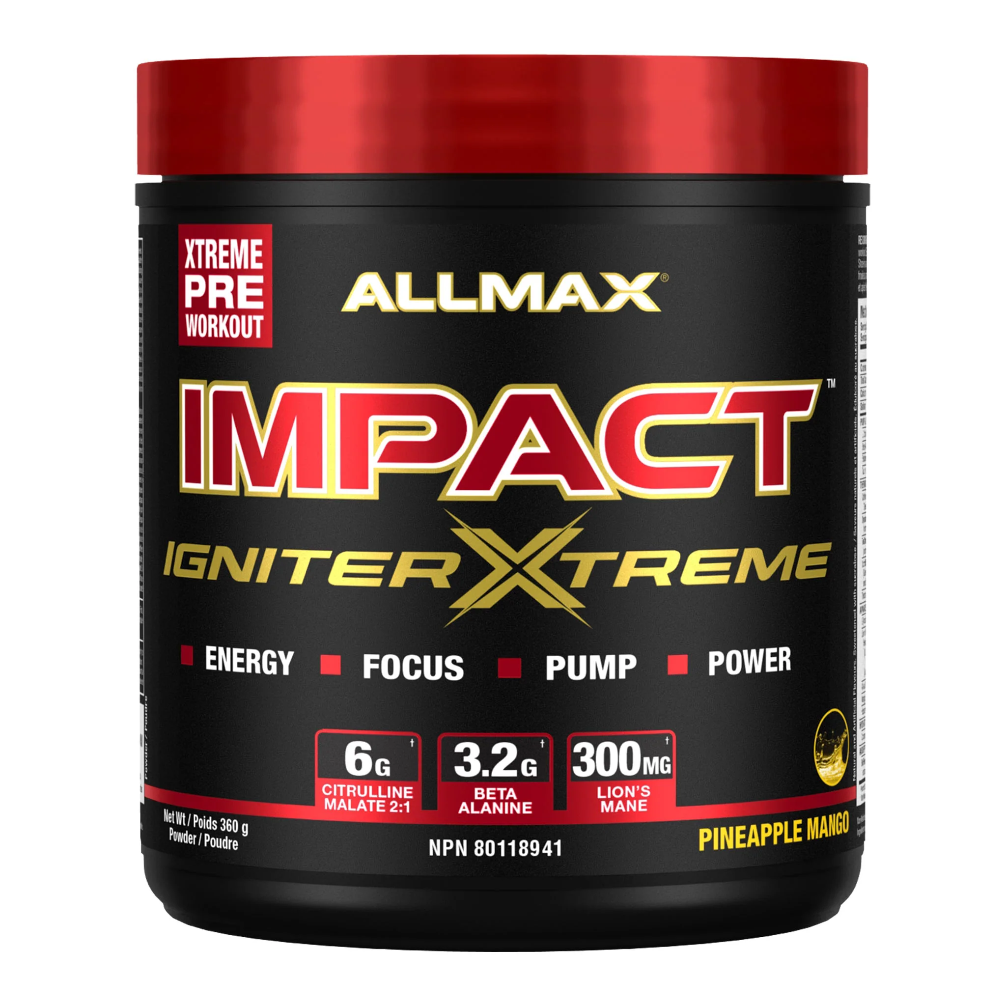 Allmax Impact Igniter Xtreme (40 Servs) - Best Before 06/25 - Image 3
