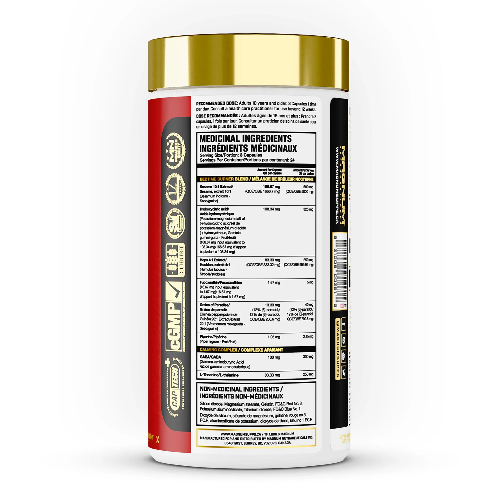 Magnum After Burner Thermogenic & Fat Loss Aid (72 Caps) - Image 3