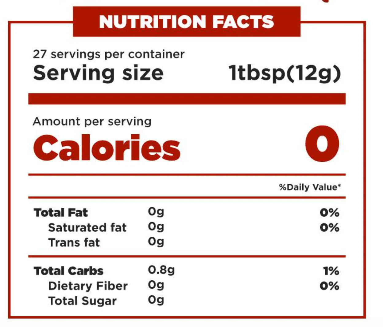 Mrs. Taste Zero Calories Barbecue Spicy Sauce (350g) - Image 2