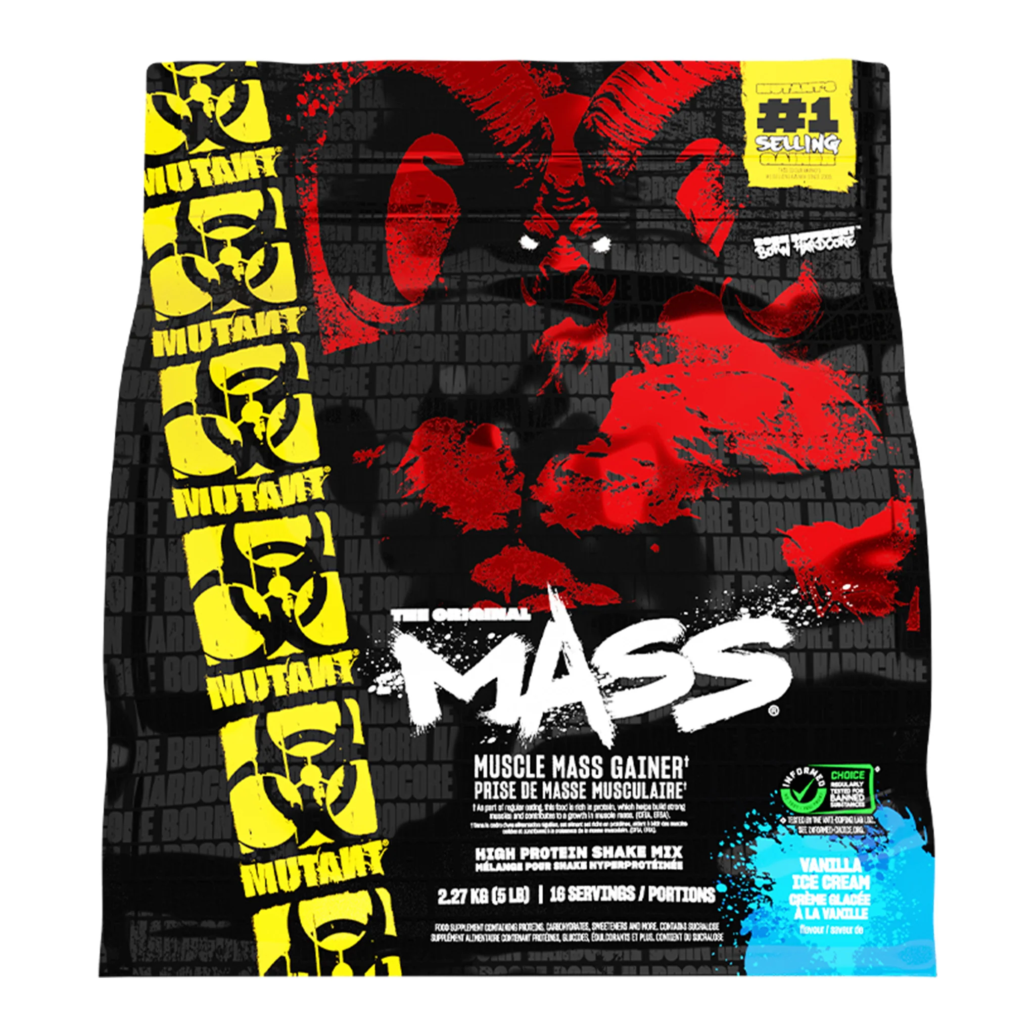 Mutant Mass Muscle Weight Gainer Protein (5lbs) - Image 4