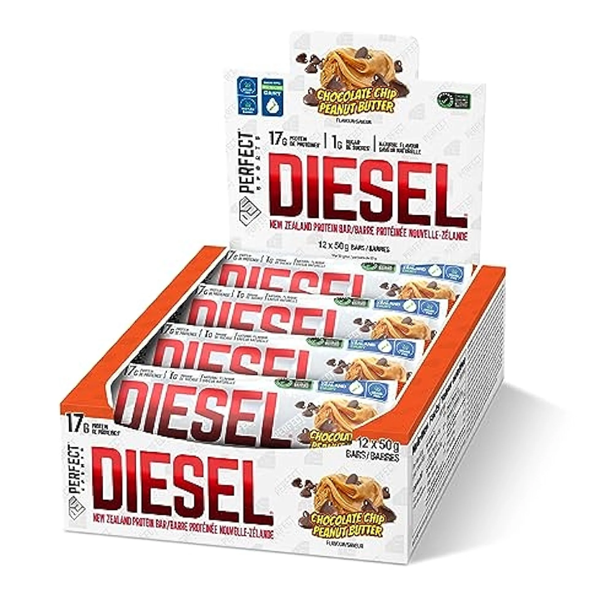 Perfect Sports Diesel New Zealand Protein Bars (12 Bars) - Best Before 04/2026 - Image 5