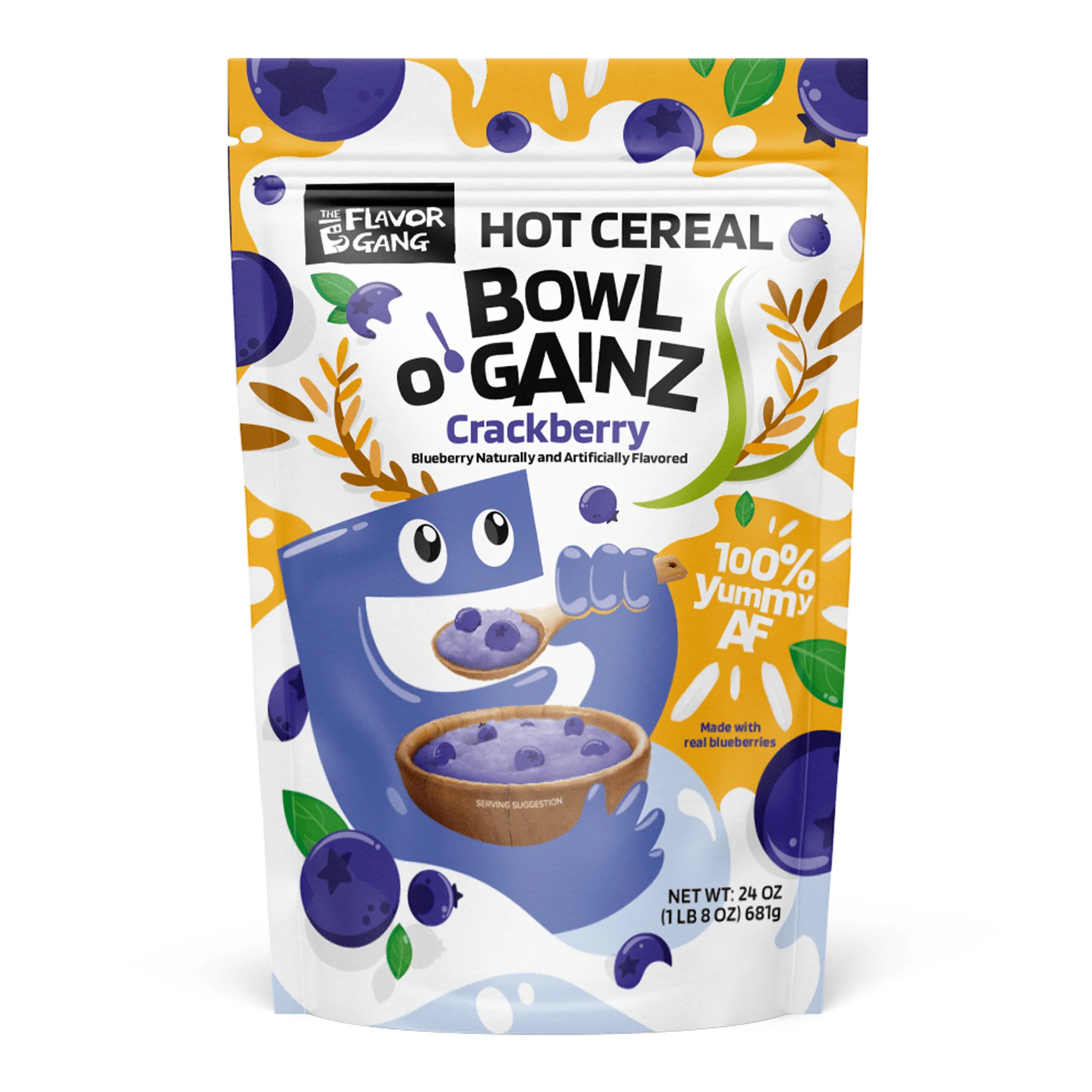 The Flavor Gang Hot Cereal Bowl O' Gainz (681g) - Image 5
